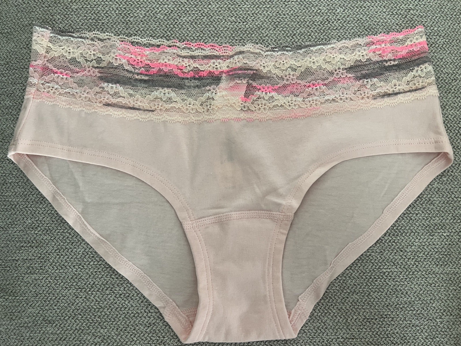 New Victoria Secret Panties Size Small Pink Black Grey Navy 5-pack