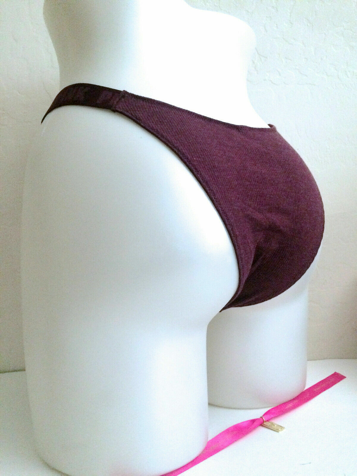Victorias Secret LACE Floral BRAZILIAN Panty Pantie SEXY Cheekster NWT Itsy PINK