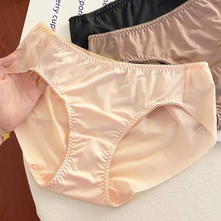 3Pack Lot Sexy Womens Sheer Satin Panties Brief Ladies Underwear Lingerie Bikini
