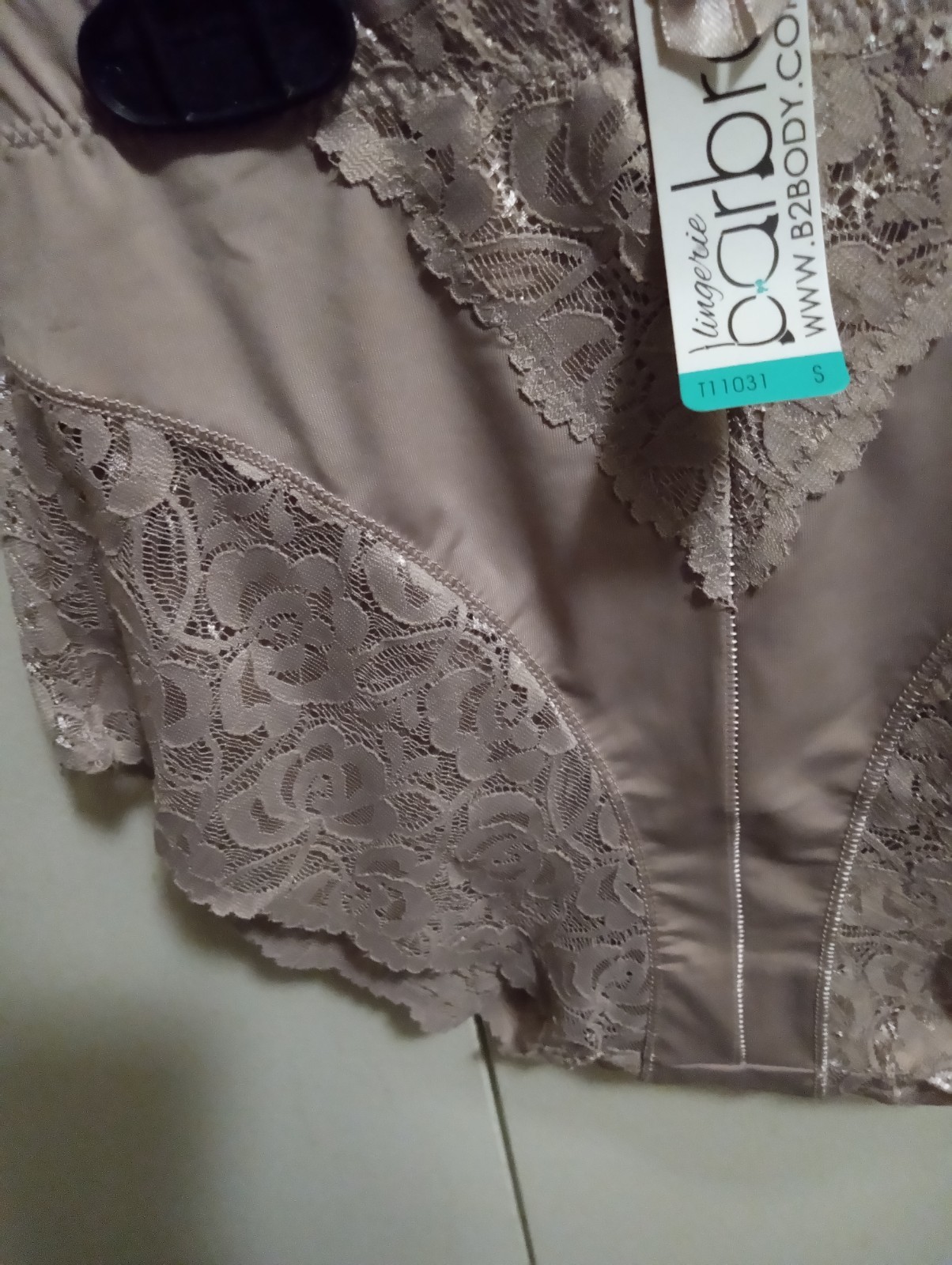 Barbra Lingerie ~ Girdle Slimming Shaper “Lace Trim” Panty ~ Size S ~ New w/tag