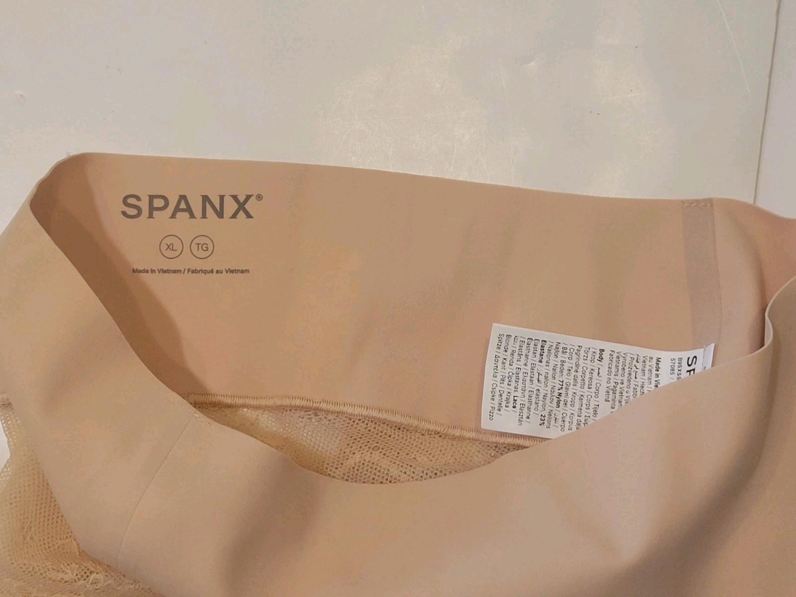 Spanx Undie-tectable lace hi-hipster Style# SP0515 XL nude NEW