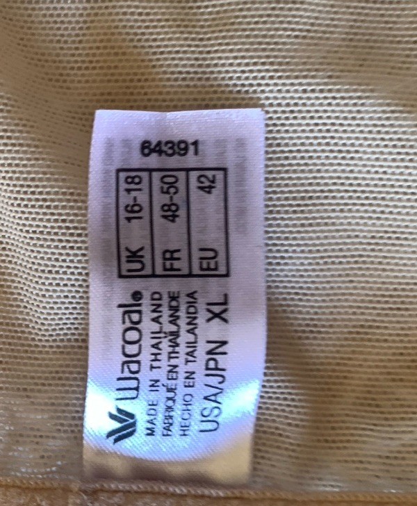 wacoal embrace lace panties Nude/ivory Embroidery NWT Macys XL Bikini 64391