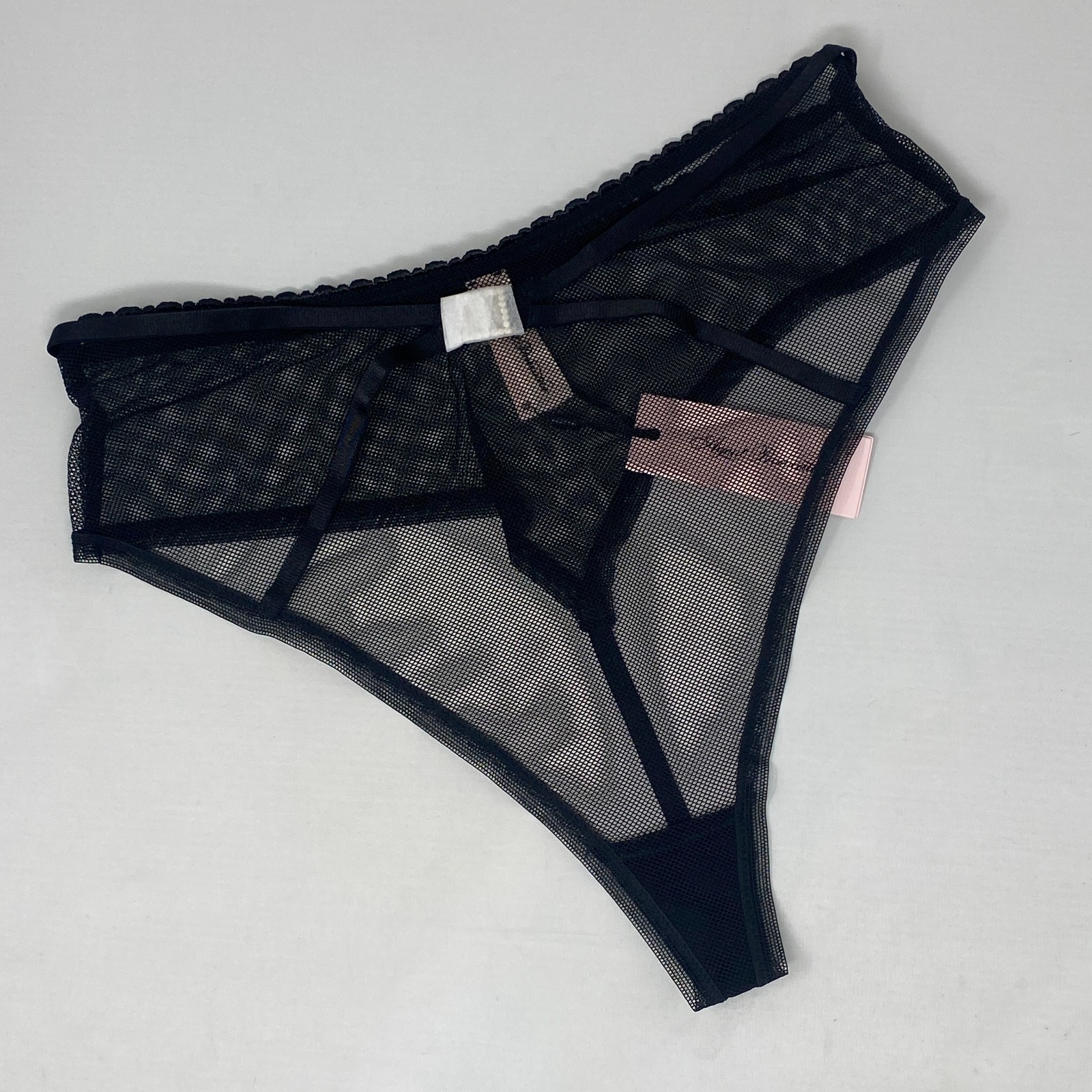 Agent Provocateur Aiden Black High Waist Thong AP3 Medium NWT