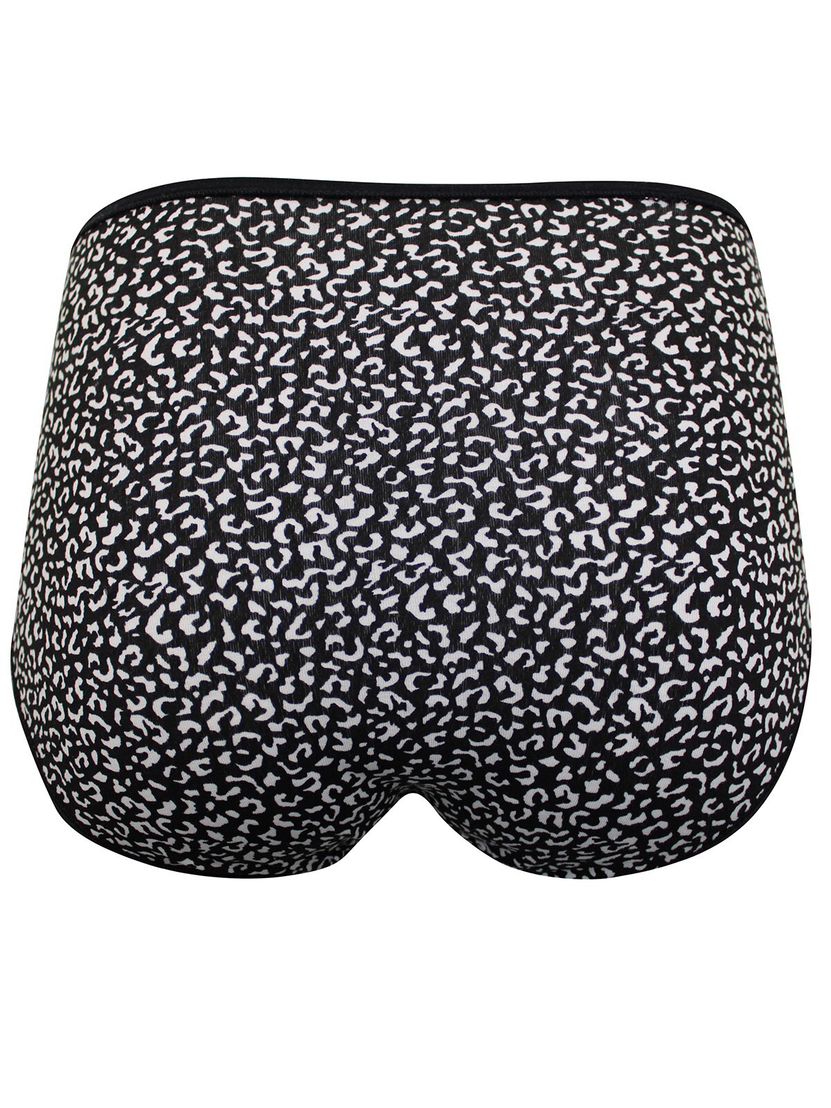 Bargain 5PC Pack of Animal print cotton rich midi briefs Size UK 10