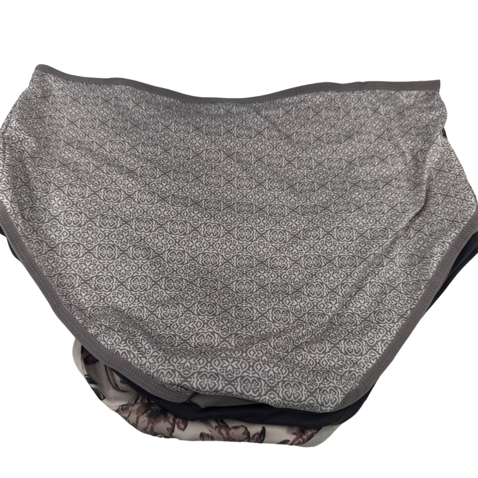 Lot Of Five Delta Burke Women’s Size 1X Panty Brief Assorted Brown Colors New