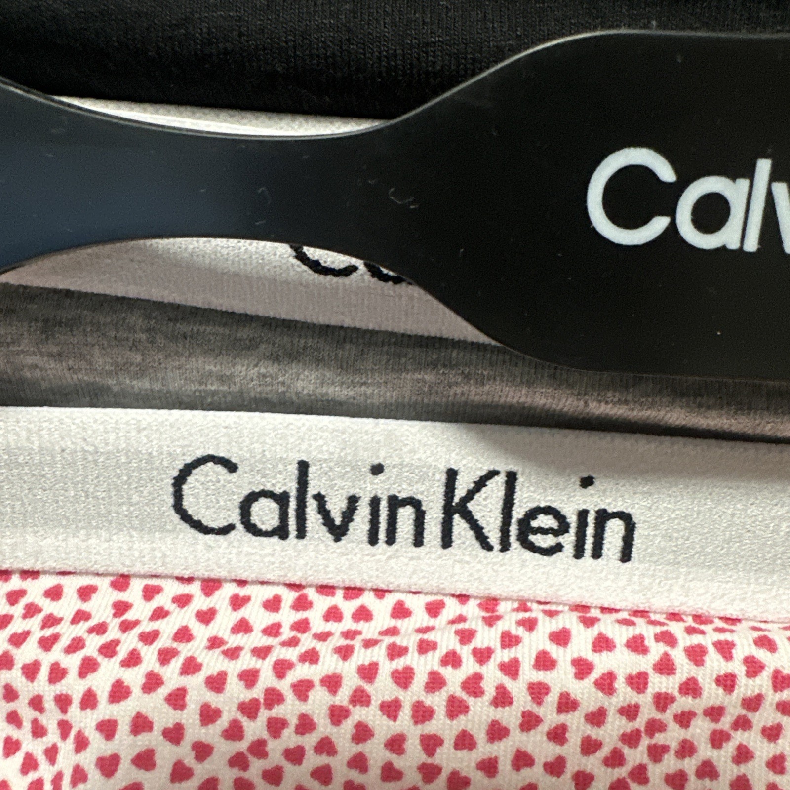 CALVIN KLEIN Women’s 3 Bikinis Size L cotton Stretch