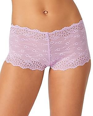 B.tempt’d by Wacoal Women’s Lavender Herb Inspired Soft Eyelet Boyshorts Size XL