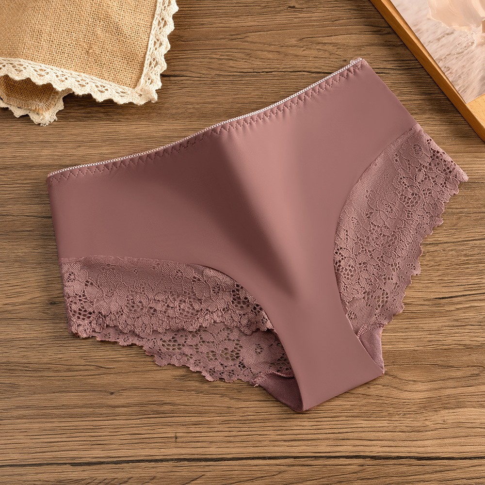 4 Pack Lot Ladies Womens Sexy Panties Underwear Sheer Lace Lingeries Briefs Soft