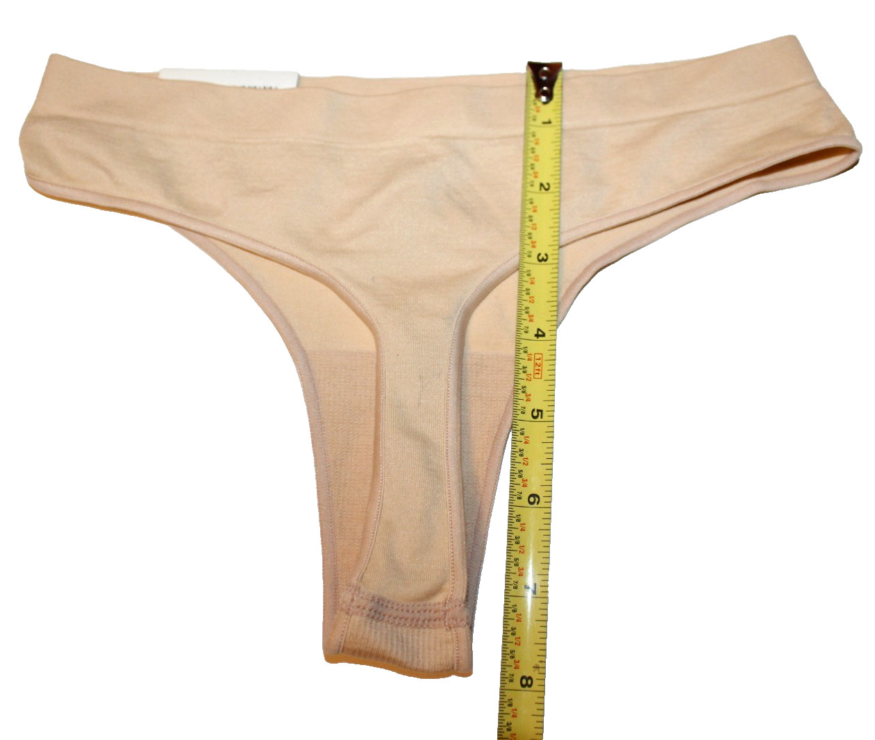 Soft Sensations 1 Pair Mellow Buff Thong Panties/Underwear – Size 5 Small