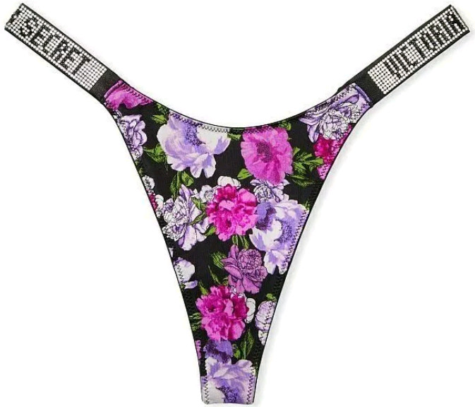 Victoria’s Secret SALE Rhinestone Shine Straps Thong XS S M L XL XXL Pantie
