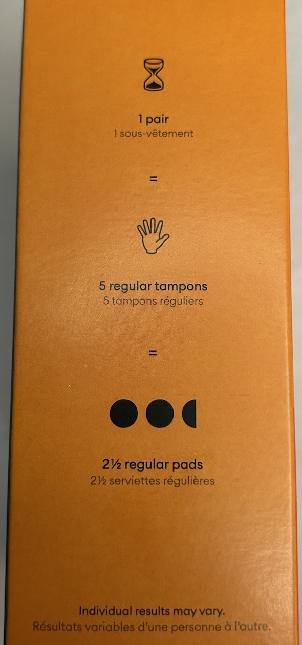 Thinx Teens Reusable Period Underwear Panties Blue/Pink Super Absorption Small