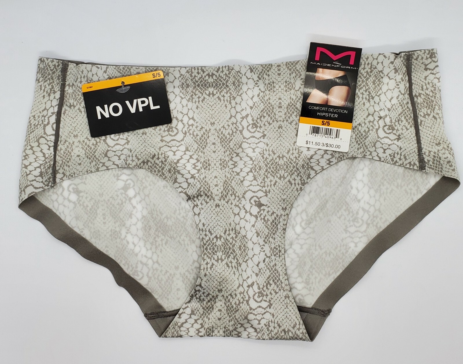 NWT Maidenform 40851 Comfort Devotion Hipster Panties, No Line No Show