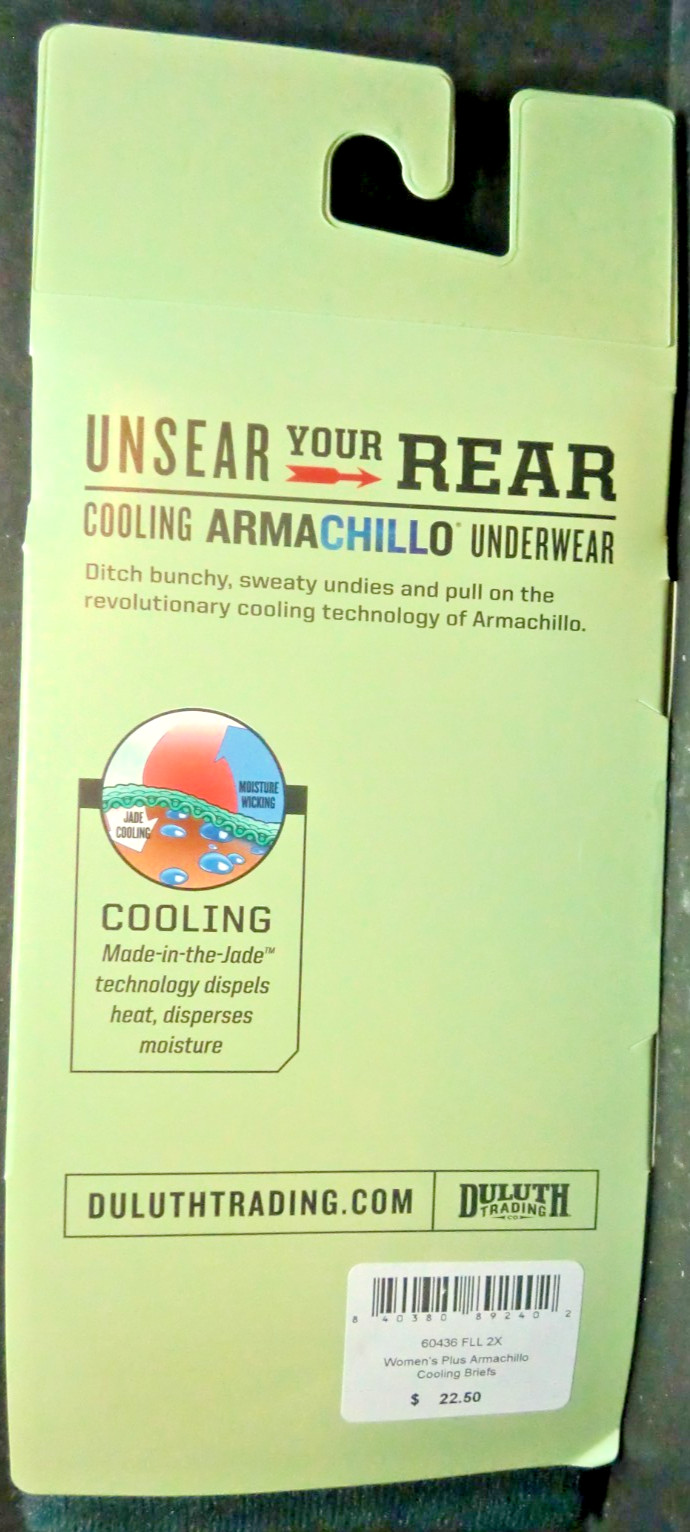 Duluth Women’s Plus Armachillo Cooling Briefs 2X (20W-22W) Fa La Llama