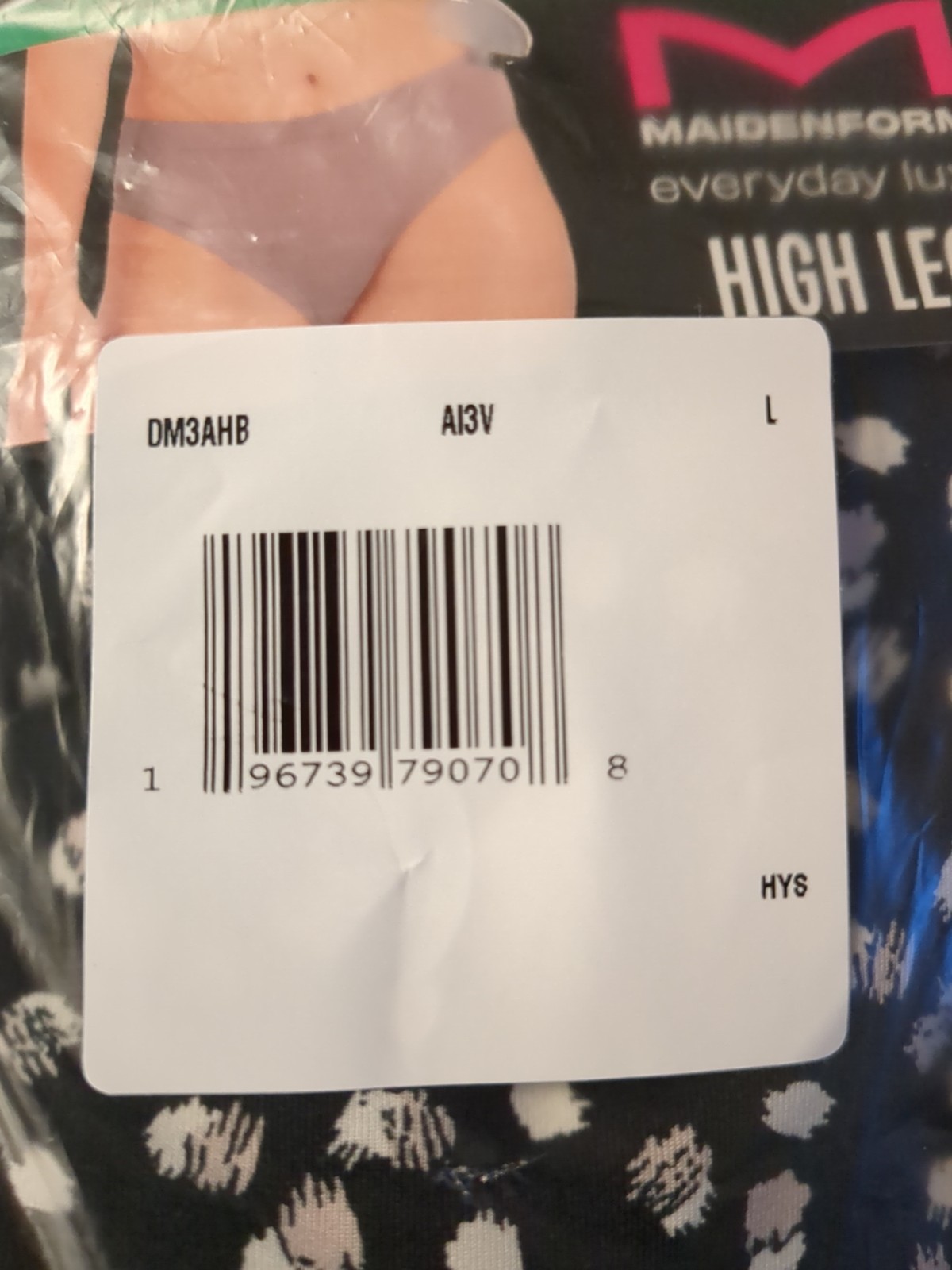 NWT Maidenform 3 Pair Everyday Luxe Sz. L/7 HIGH LEG Panties DM3THB A13V