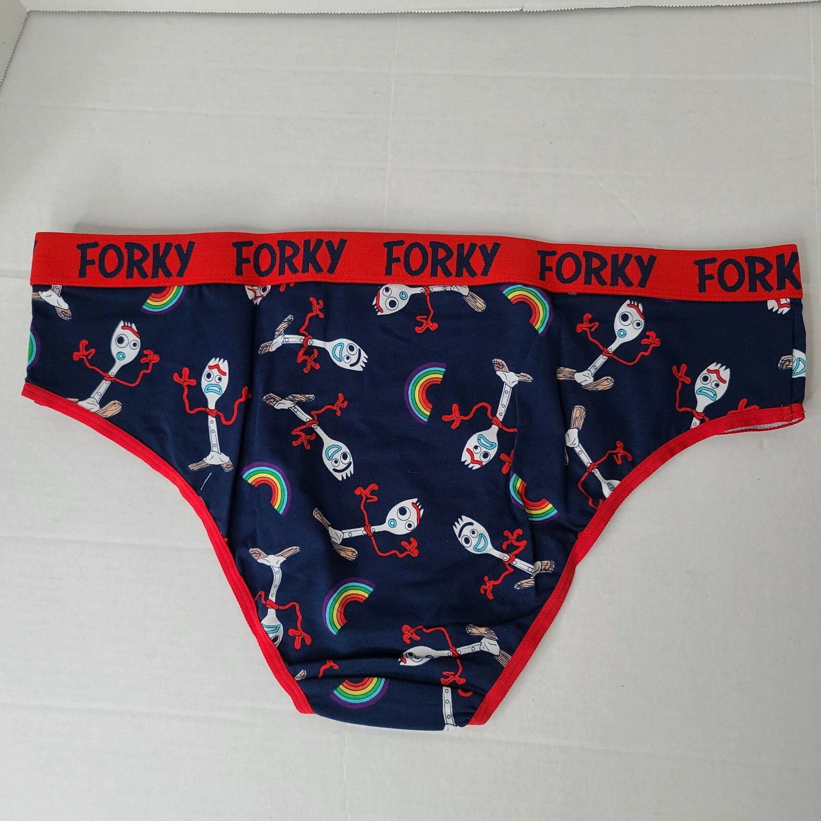1X 14W 16W Disney Toy Story Forky Hipster Panty Rainbow Cotton Navy Torrid NWT