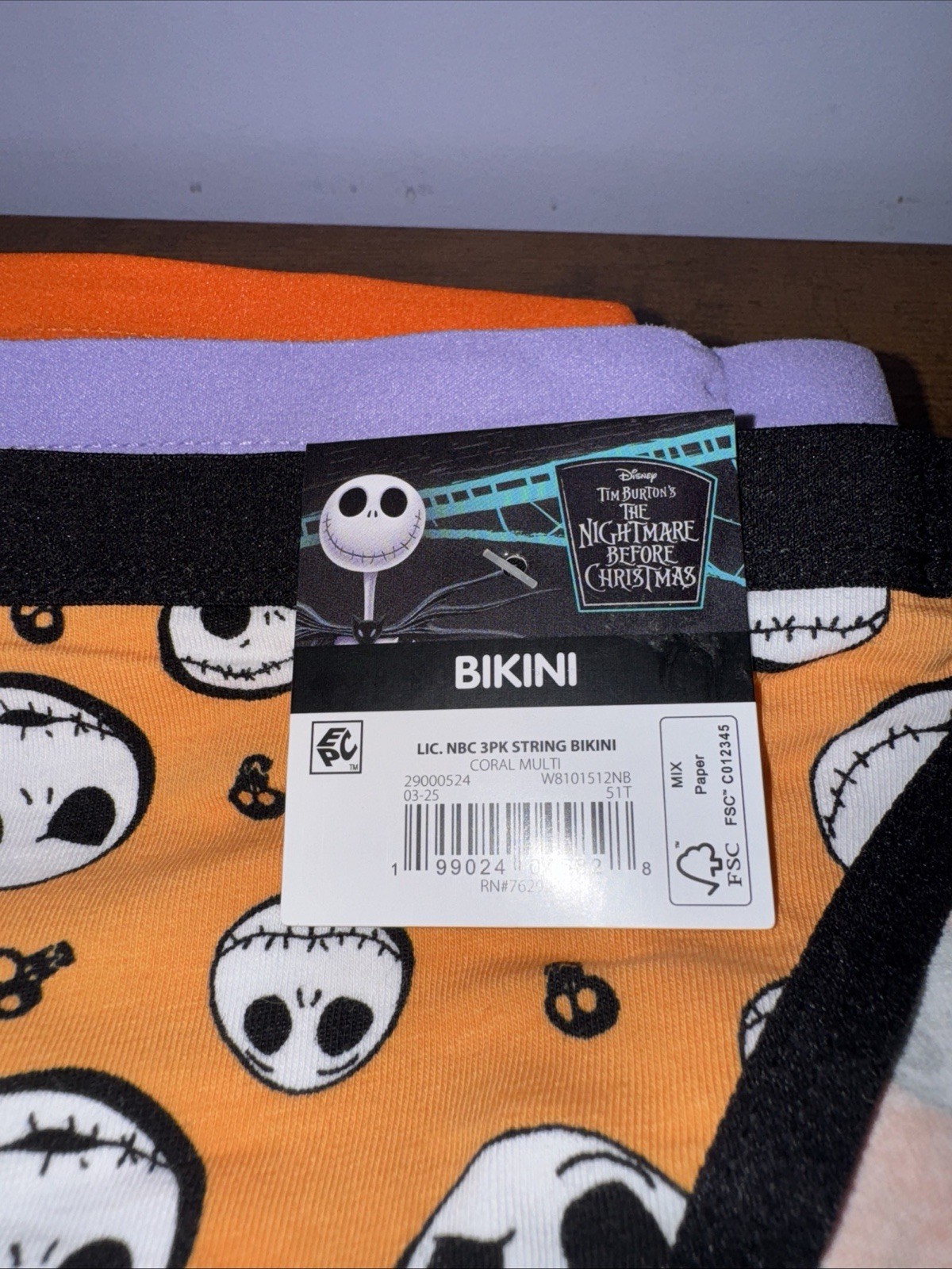The Nightmare Before Christmas String Bikini 3 Pack