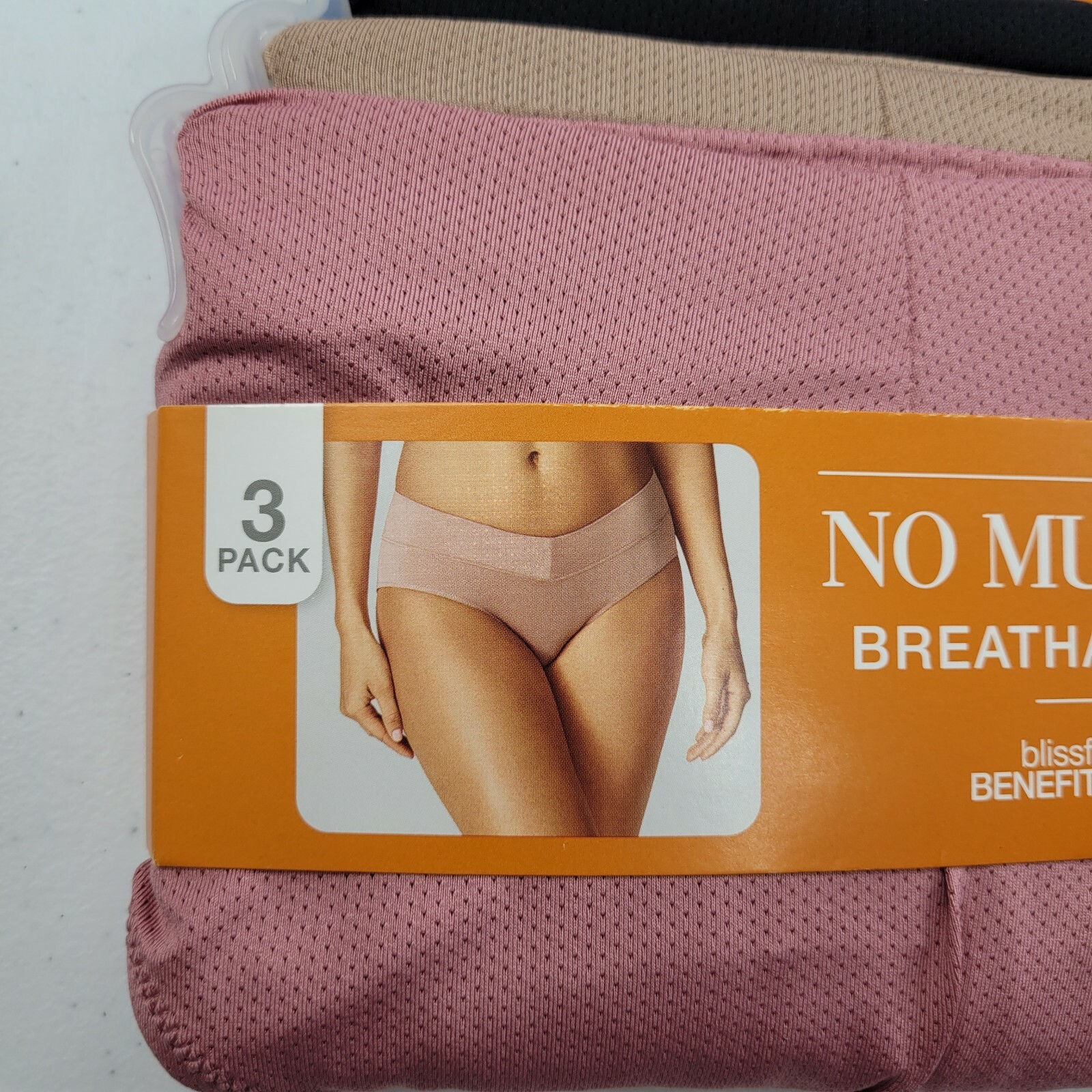 Warners Womens No Muffin Top Breathable Hipster Underwear Panties 3-Pair XXXL 10