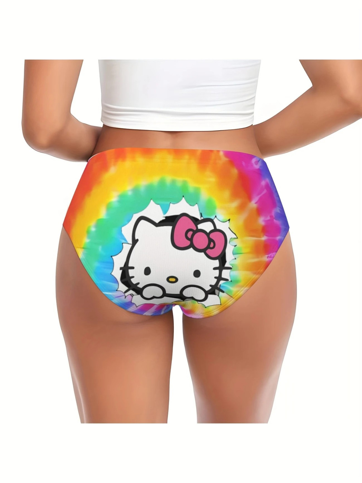 Brand New Hello Kitty Mid-Rise Bikini / Brief Panties Size Medium (BG12)