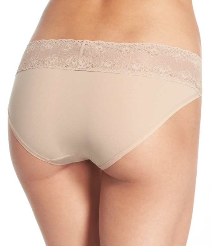 Natori (Cafe) Bliss Perfection Lace Bikini Women’s Underwear Size OS L58004