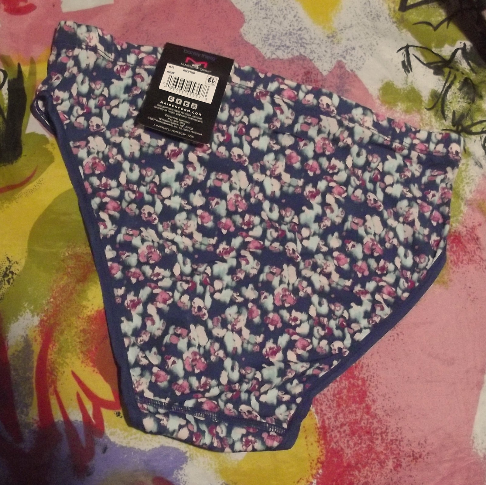 2 NEW MAIDENFORM DMBTHB XBL BARELY THERE INVISIBLE LOOK HIGH LEG PANTIES M/6