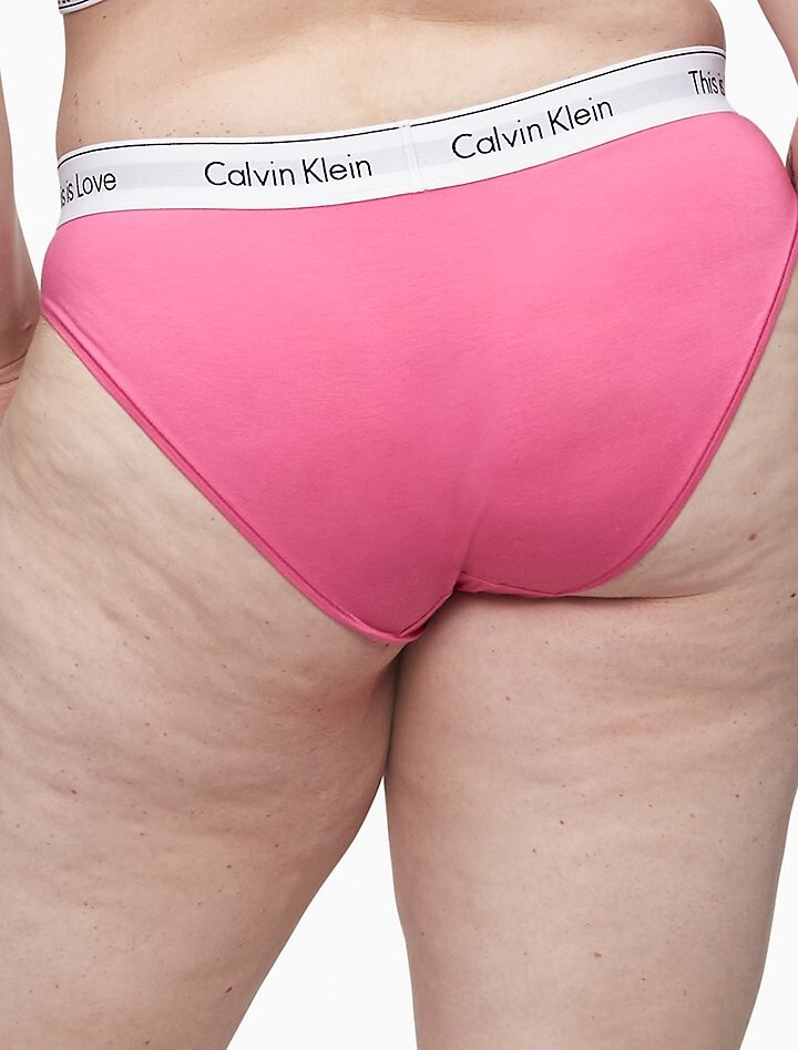 NWT Calvin Klein Women’s (1X-LARGE) THIS IS LOVE PLUS HIGH HIP PINK QF7039-651