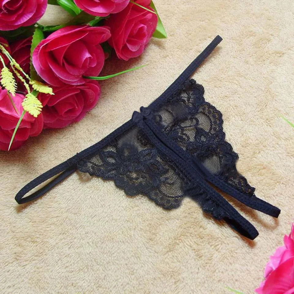 Low Rise Thong Panties Lace Seamless Soft Stretch Minimal Underwear 3PCS