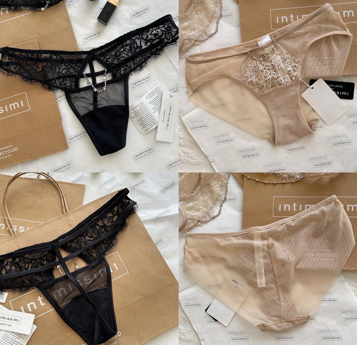 INTIMISSIMI Luxe Panties From Jennifer Lopez’s Intimates Collection (Italy)