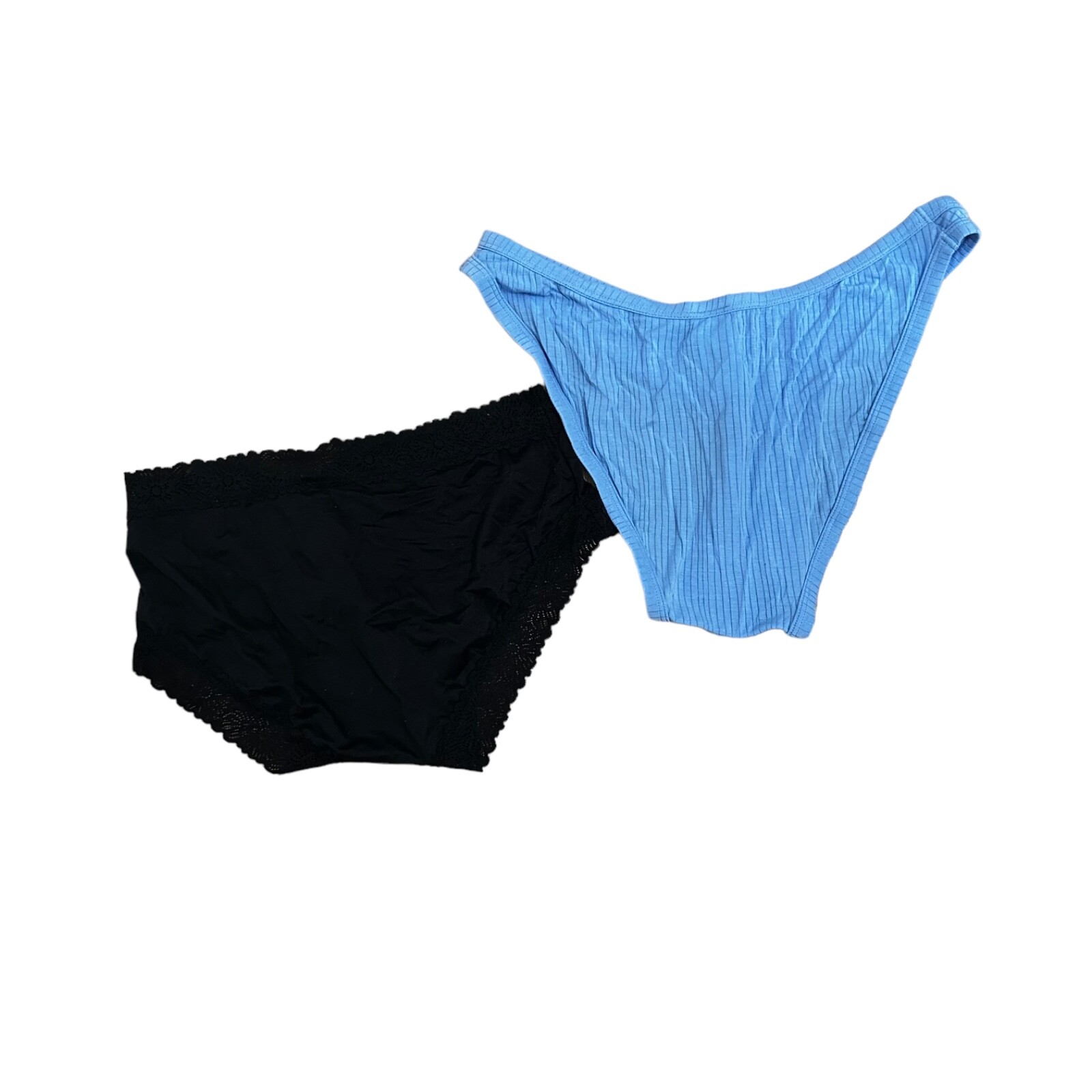 American Eagle Lot of two Panties Size Small Black and Blue New With Tags
