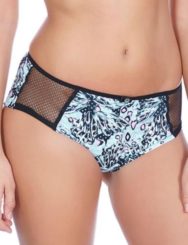 Freya Nova Boyshort 5086 Black Grey Pink Mesh Knickers BRAND NEW L4