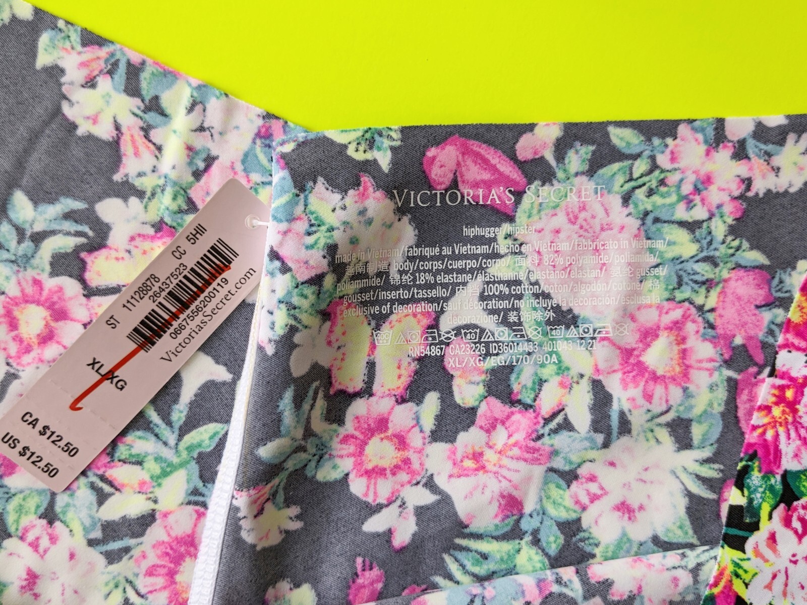 Victoria’s Secret PINK Size XL Seamless Hipster Panty Bundle – Lot of 4