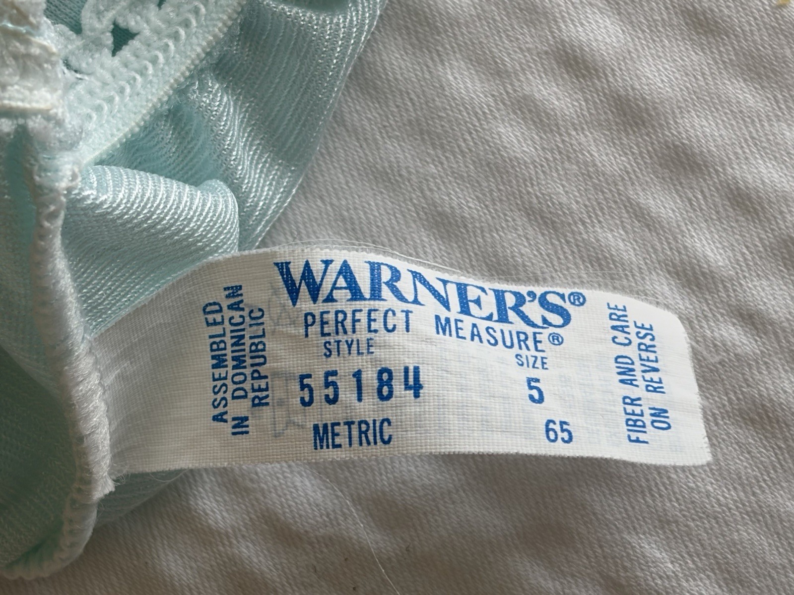 Vintage Warner’s Perfect Measure Nylon Panties Briefs Size Small Aqua New Granny