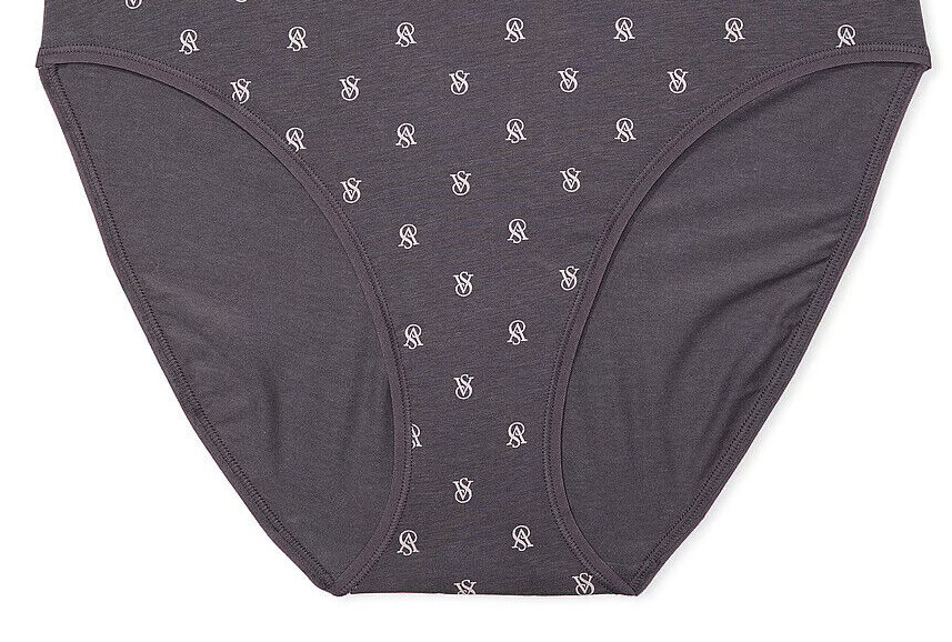 S M L XL XXL Tornado Grey LOGO Cotton Victorias Secret HighLeg Waist Brief Panty