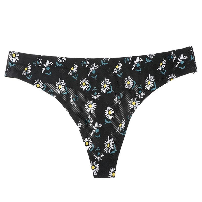 Flower Temptation Panties -Low Waist Breathable Lingerie Women Gstring Underwear