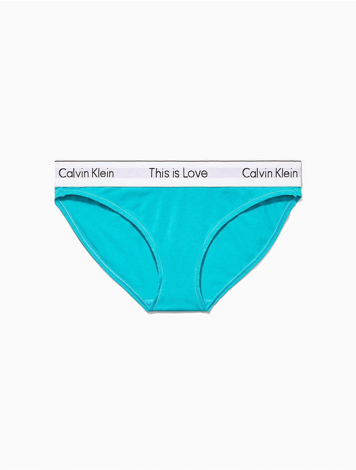 Calvin Klein Women S Modern Cotton This Is Love Bikini Island Turquoise S