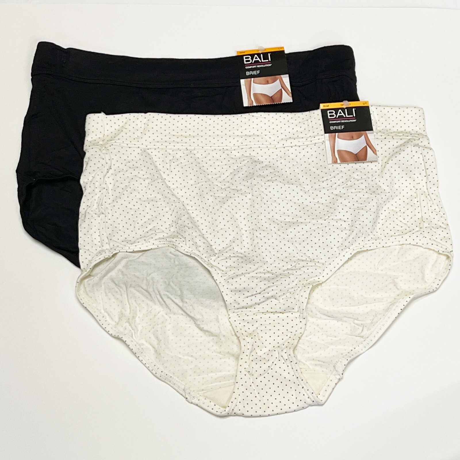 2 Comfort Revolution Brief Panty L 7 NWT DFSBF1 Ultra Soft 2 Pack Panties