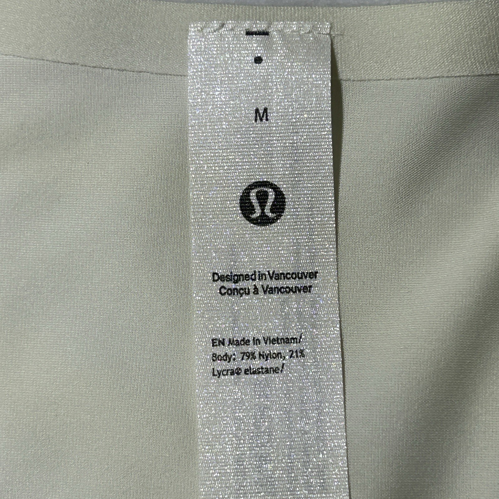 Lululemon Wundermost Bikini Underwear Bone 1 Pack Ultra Soft Nulu Medium NEW!