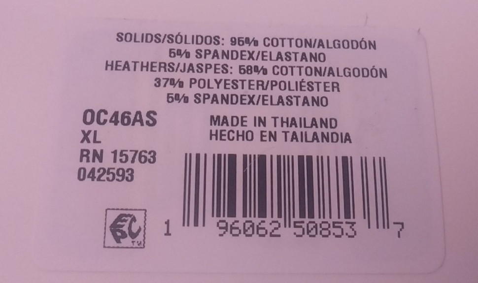 Hanes Ladies Originals 6 Pack Cotton Stretch Thongs Size 8XL – New. (66)