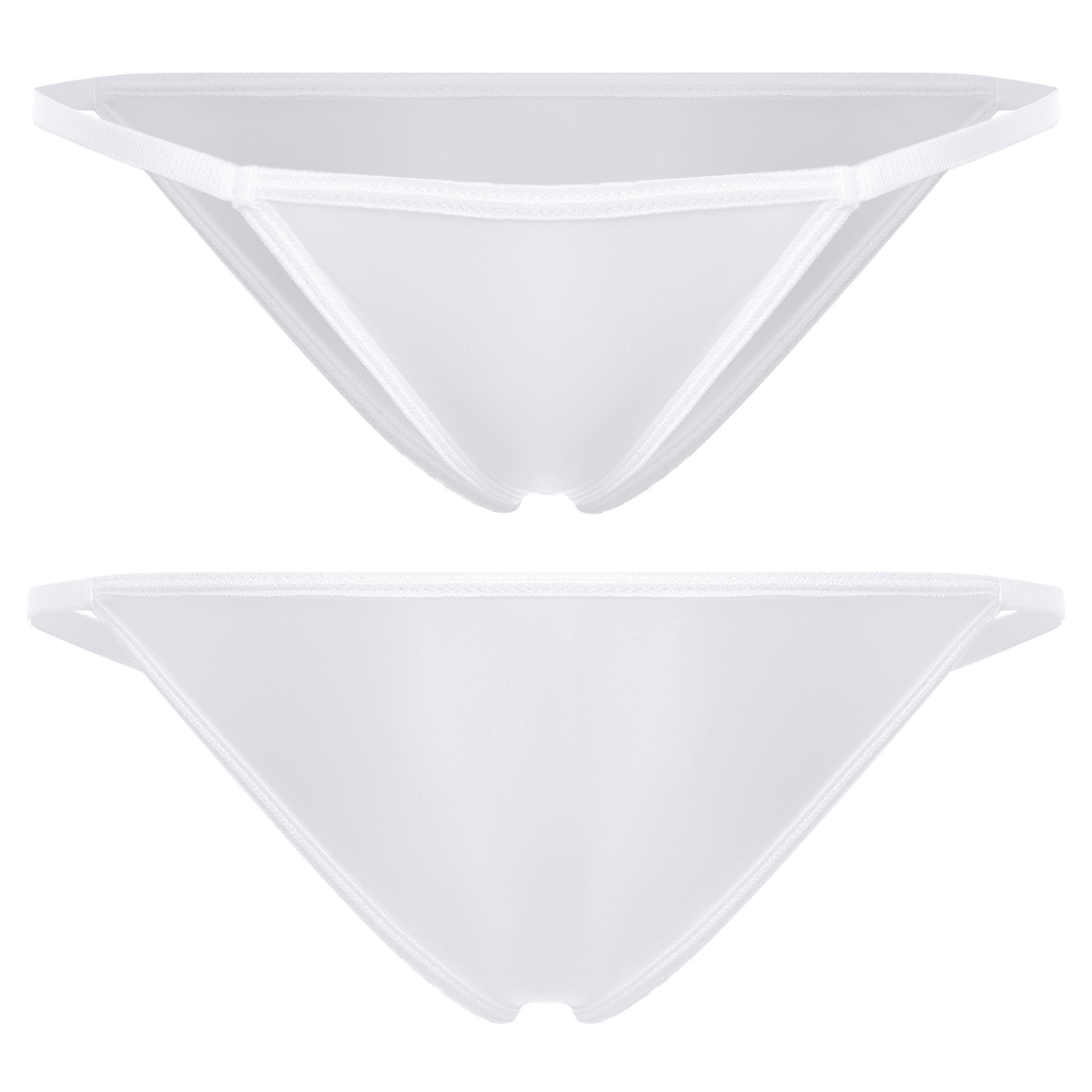 US Women Briefs Night Thongs Elastic Panties Club Swimwear Beach Underwear Shiny
