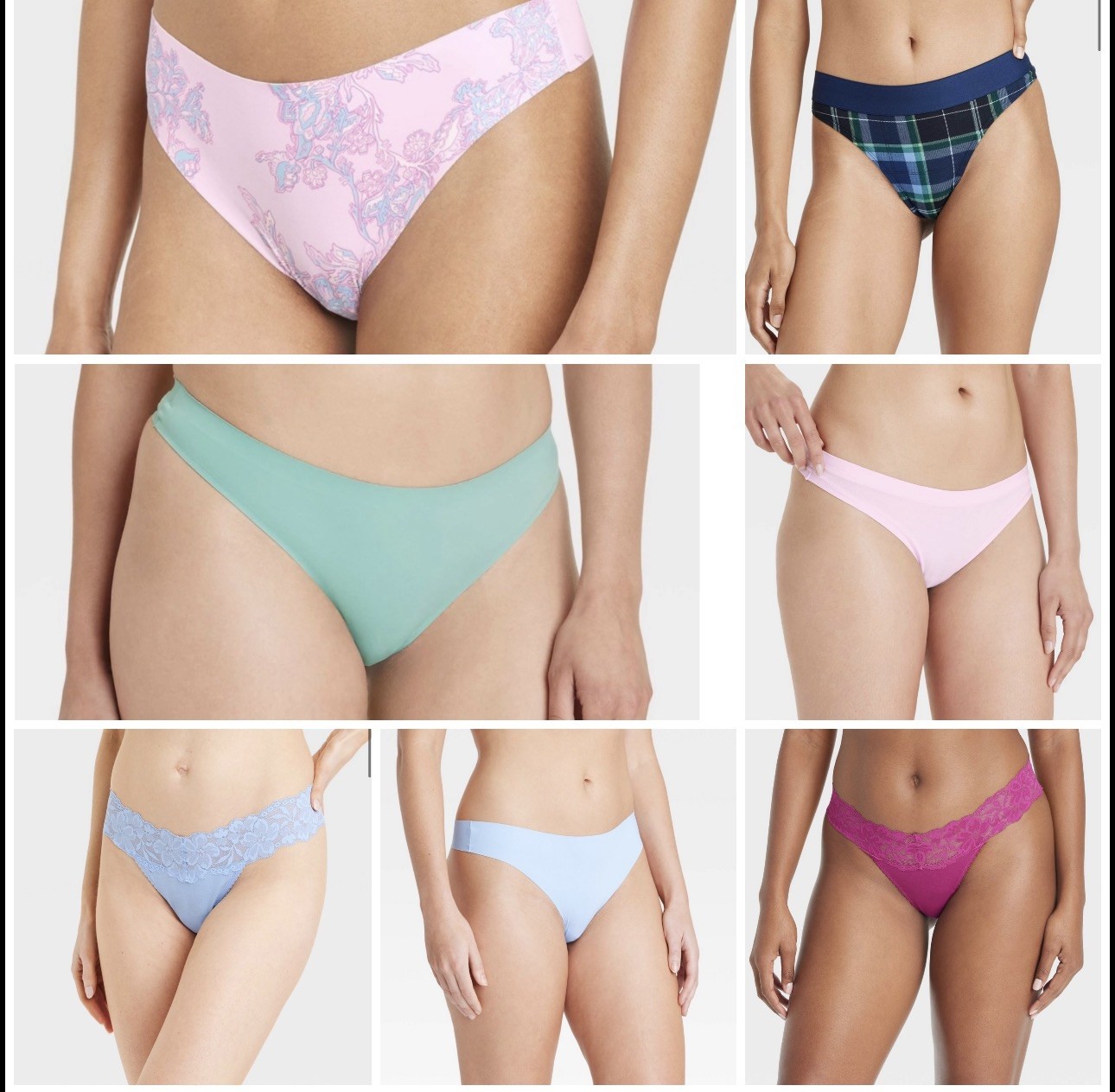 NWT ~ Auden Women’s Underwear Bundle x7 Pairs Size Large (12-14)