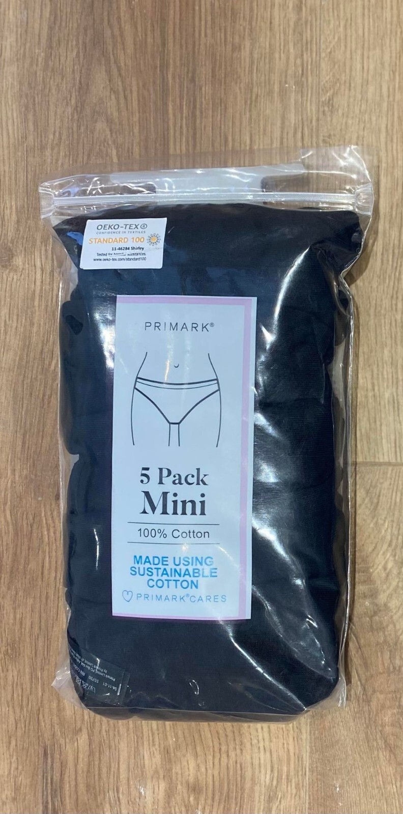 Primark 5 Pack Ladies Women Everyday Mini Briefs Knickers Underwear Cotton XS-XL