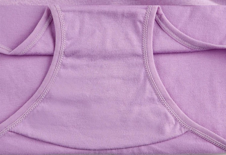 6 Pack High Waist Floral Cotton Panties Plus Size Breathable Slimming Underwear