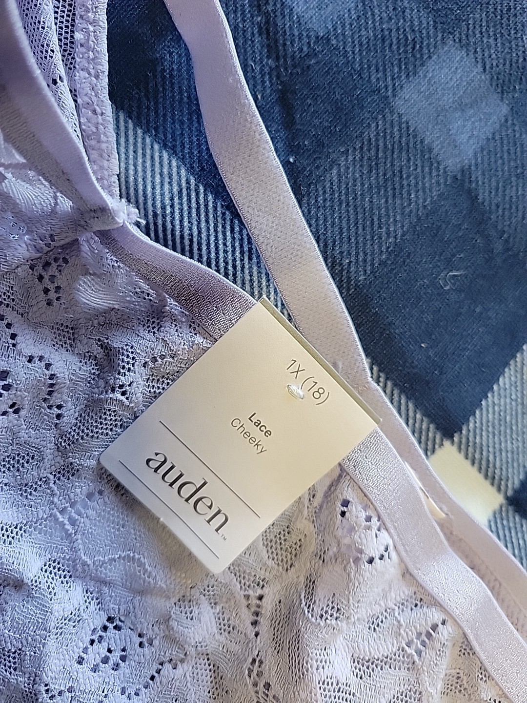 Auden Lace Cheeky Purple Underwear Nwt