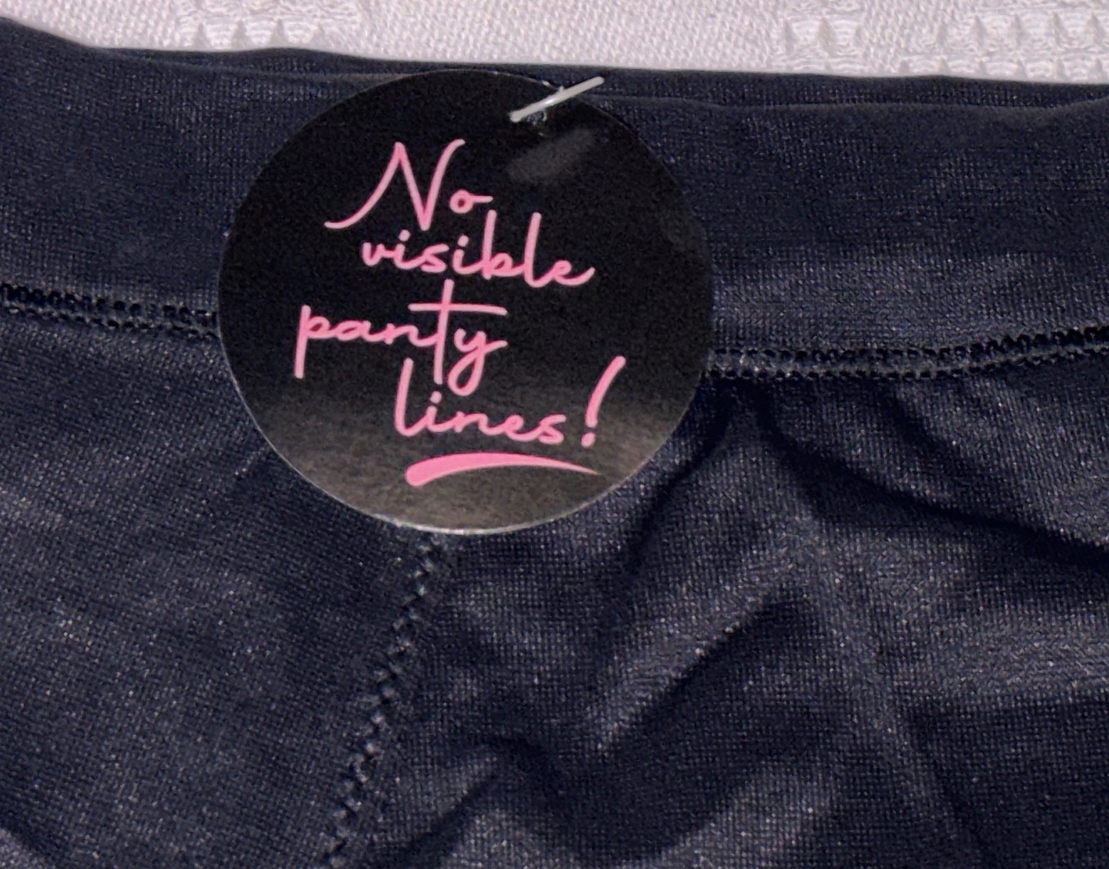 BALI One Smooth U Modern Microfiber Black Brief Panty NEW Womens Sz L 7