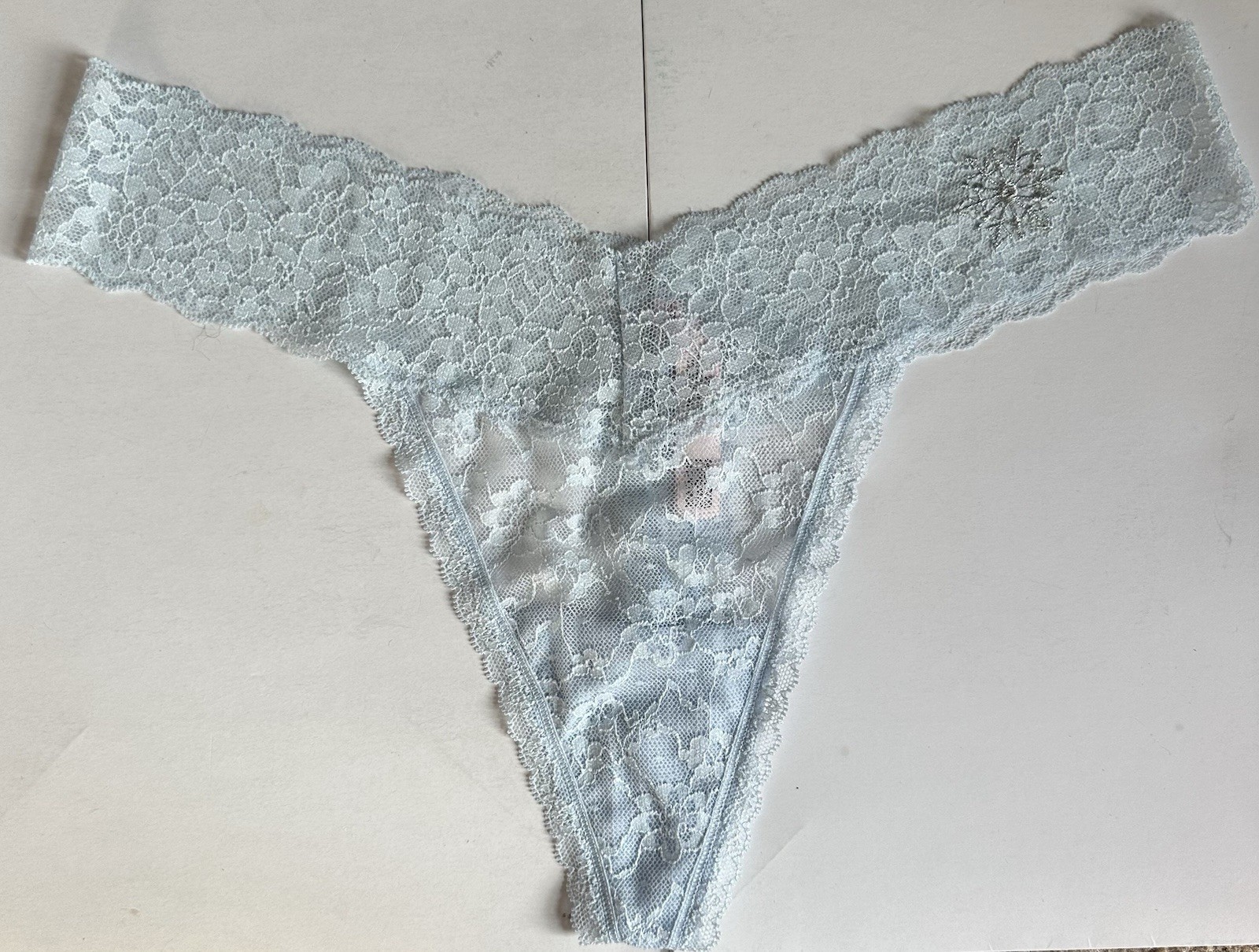 Victorias Secret Allover Lace Thong String Panty Black Shimmer Red Plaid XL 4pcs