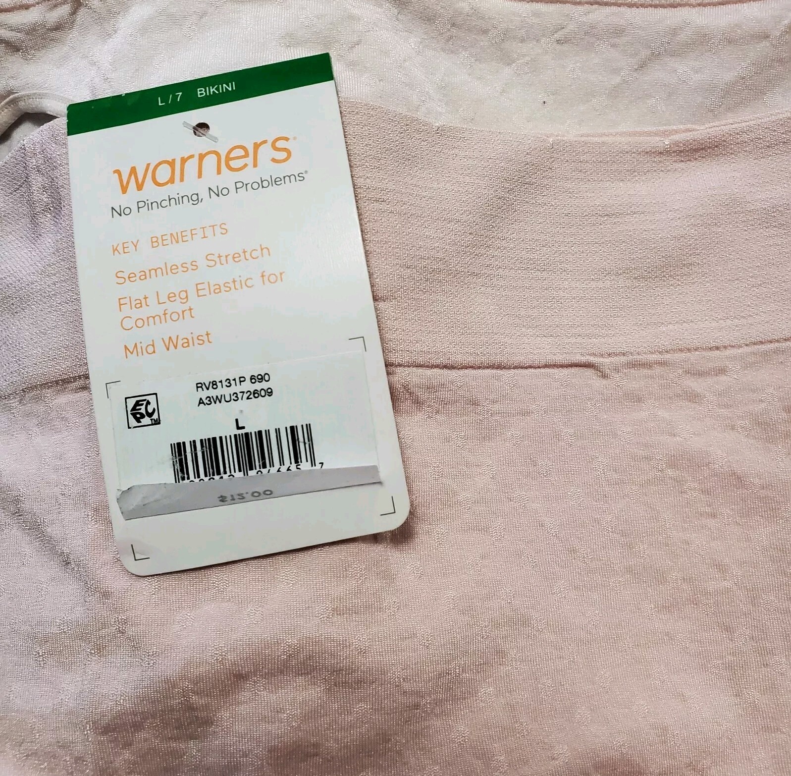Warner’s Women’s No Pinching No Problems Seamless Hipster Panty