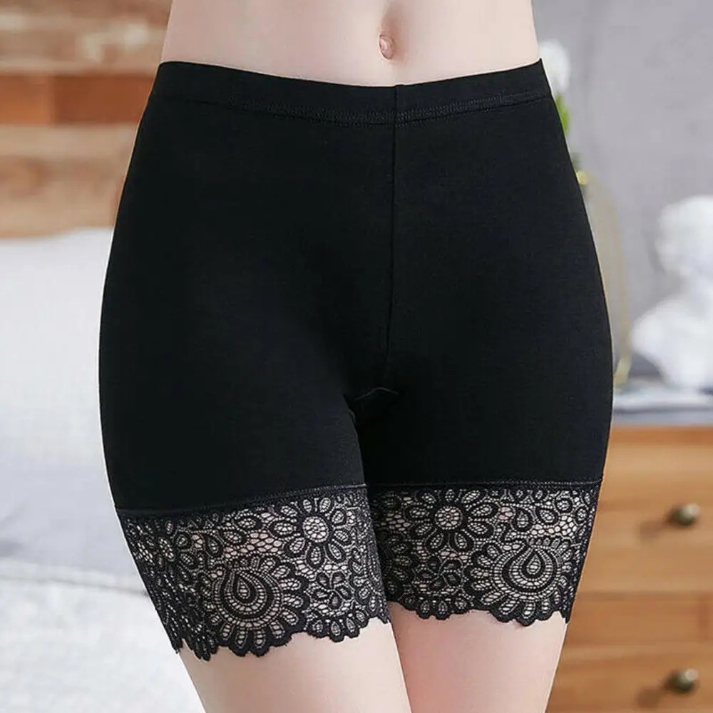 Ladies Safety Boxer Shorts Anti Chafing Long Leg Knickers High Waist Underwear