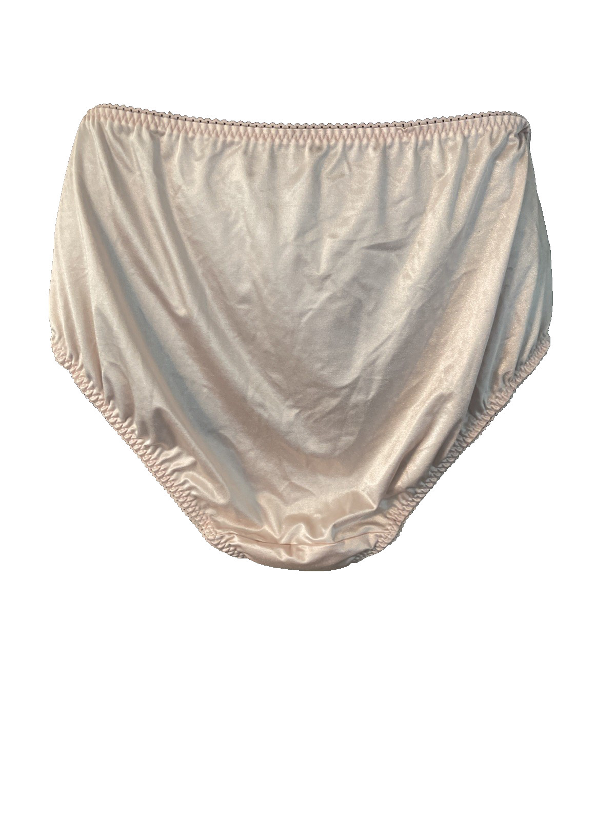 Vanity Fair Satin Shaping Brief Panty Beige 4X Sissy Fetish Granny Vintage Vibes