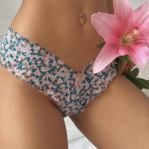 6 Pack Lot Sexy Womens Floral Lace Panties Thong G string Brief French Underwear