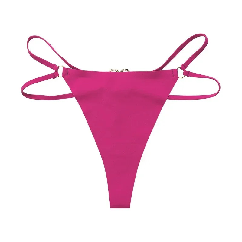 Sexy Women Seamless Ice Silk G String Thong Panties Plus Size S-XL Underwear