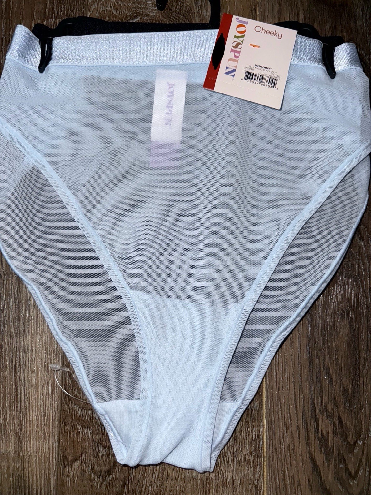Joyspun 2-Pair Womens Cheeky Underwear Panties Nylon Blend Mesh (A) ~ 3XL (22)